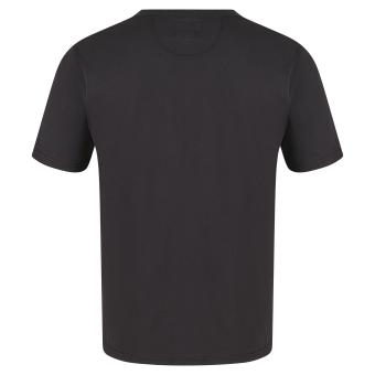 T-Shirt schwarz Knopfleiste 
