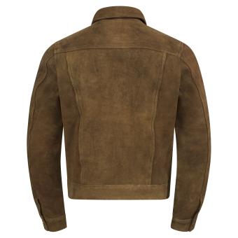 Leder-Jeans Jacke brown 