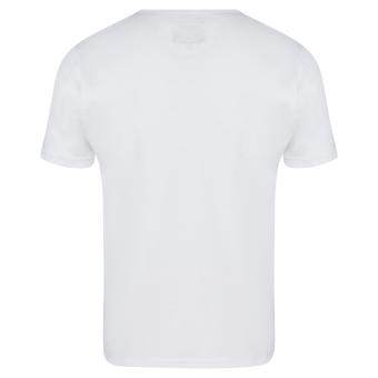 T-Shirt weiß Knopfleiste 