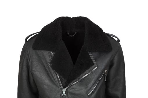 Perfekto Rockabilly Lederjacke aus Alpaka 