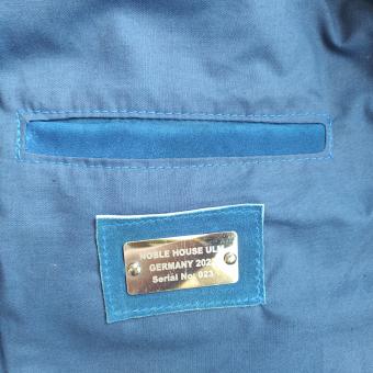 Leder-Jeans Jacke blue 