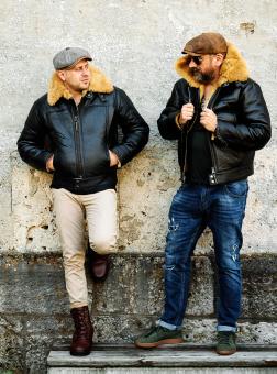 Fliegerjacke Stuka Mocca 