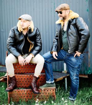 Fliegerjacke Stuka Mocca 