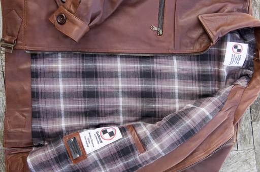 Fliegerjacke Hartmann  Pferdeleder Braun 