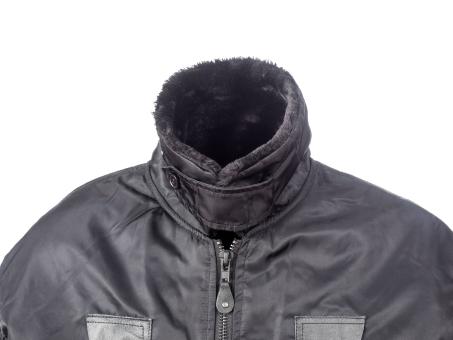 B-15 Nylon Bomber Jacket Schwarz 