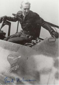 Fliegerjacke Hartmann Schwarz Pferdeleder 