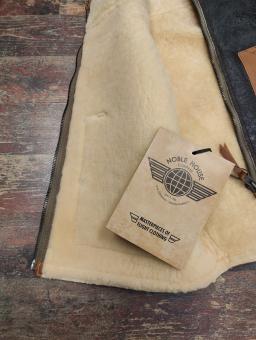 Schaffell Winter Weste 