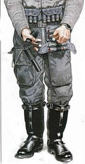 Deutsche Kanalhose Pferdeleder 