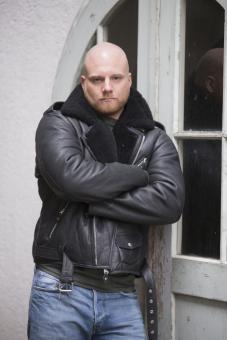 Perfekto Rockabilly Lederjacke aus Alpaka 